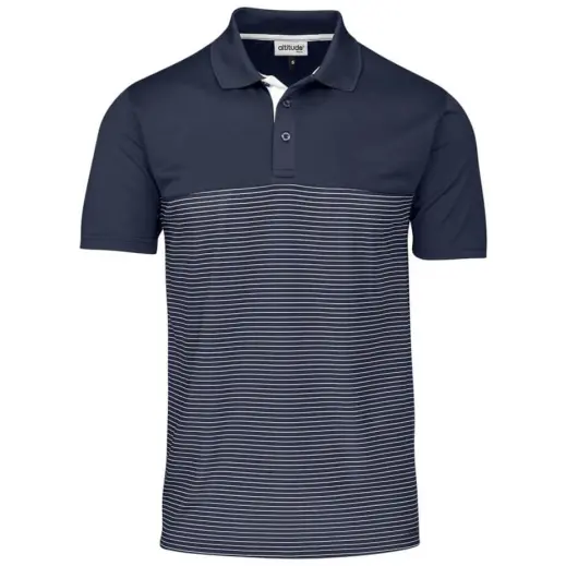 Mens Maestro Golf Shirt Navy Front